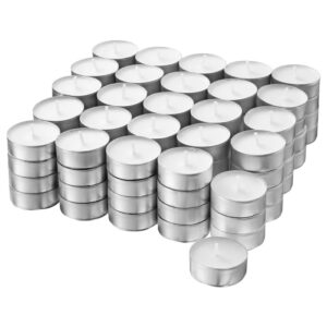 Podgrzewacze Bezzapachowe Tealight 4h (100 szt.) - Małe 38mm