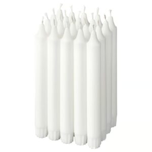 Świece Stołowe Bezzapachowe do Kandelabrów 100% Stearyna 19 cm (20 szt.)